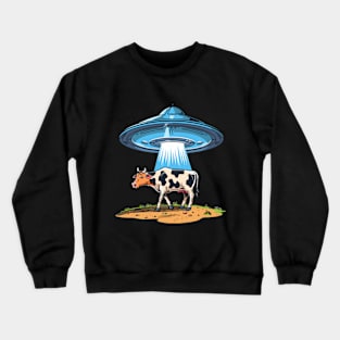 Cow Abduction Crewneck Sweatshirt